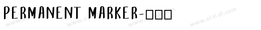 PERMANENT MARKER字体转换